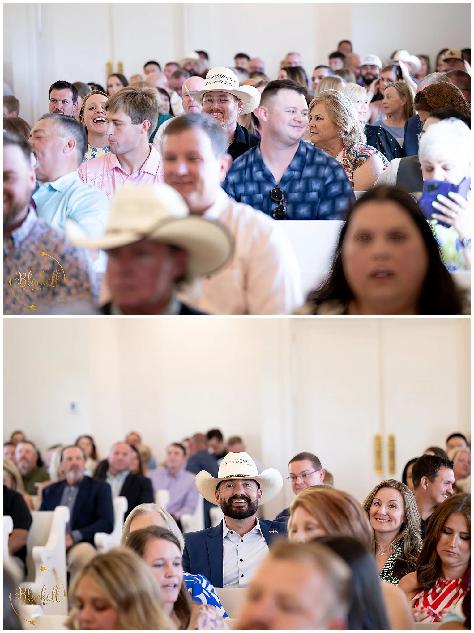  Always fun when you spot friends in the crowd! 