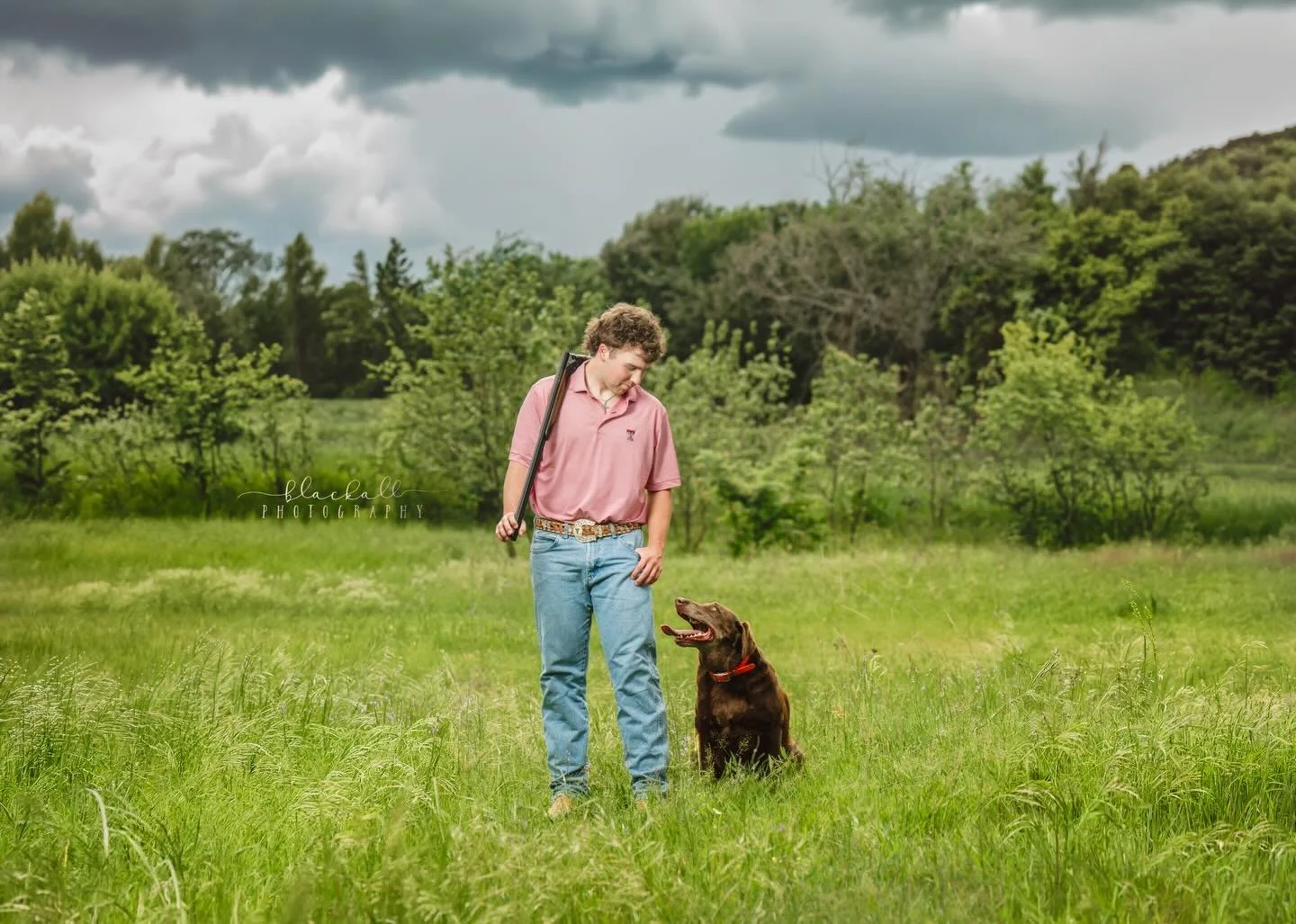 Storms were rolling in for our most recent grad session, but we stuck it out&mdash;and it absolutely paid off.

He showed up with his dog (which I LOVE), and sweet Captain stole the show more than once. There&rsquo;s just something about bringing you
