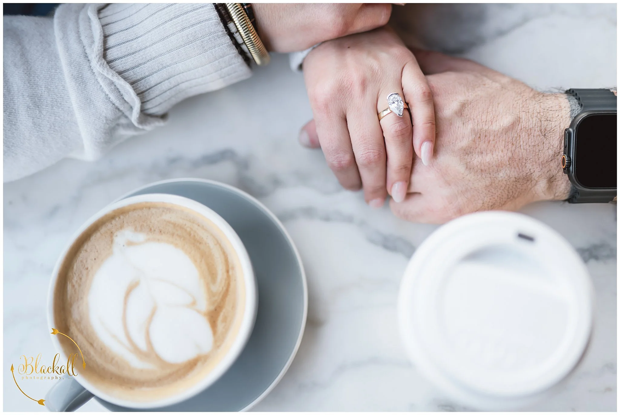 Jennifer &amp; Josh’s Old Town Lewisville Engagement Session | Coffee, Brutus &amp; my hometown