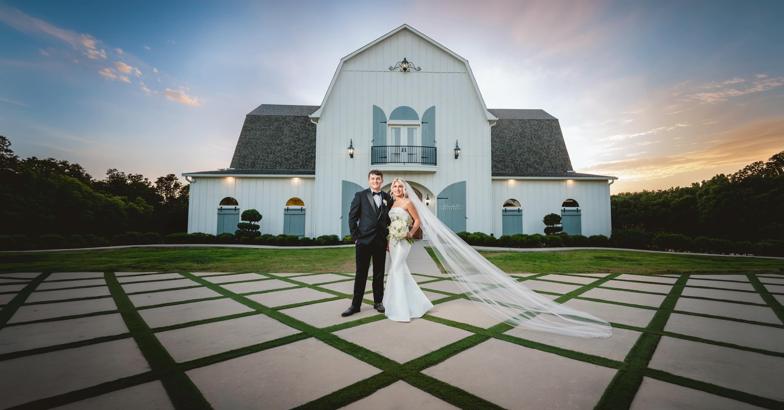 Introducing Mr. &amp; Mrs. Haselip 💛

Venue | @thefrenchfarmhousevenue 
Planner | @bethevesseldesigns 
Photography | @blackallphotography 
Florist | @coco_fleur_events 
DJ | @itsyournight 
Gown | @lulusbrides
HAMU | @ashley_glambyash 
Cake | @barnet