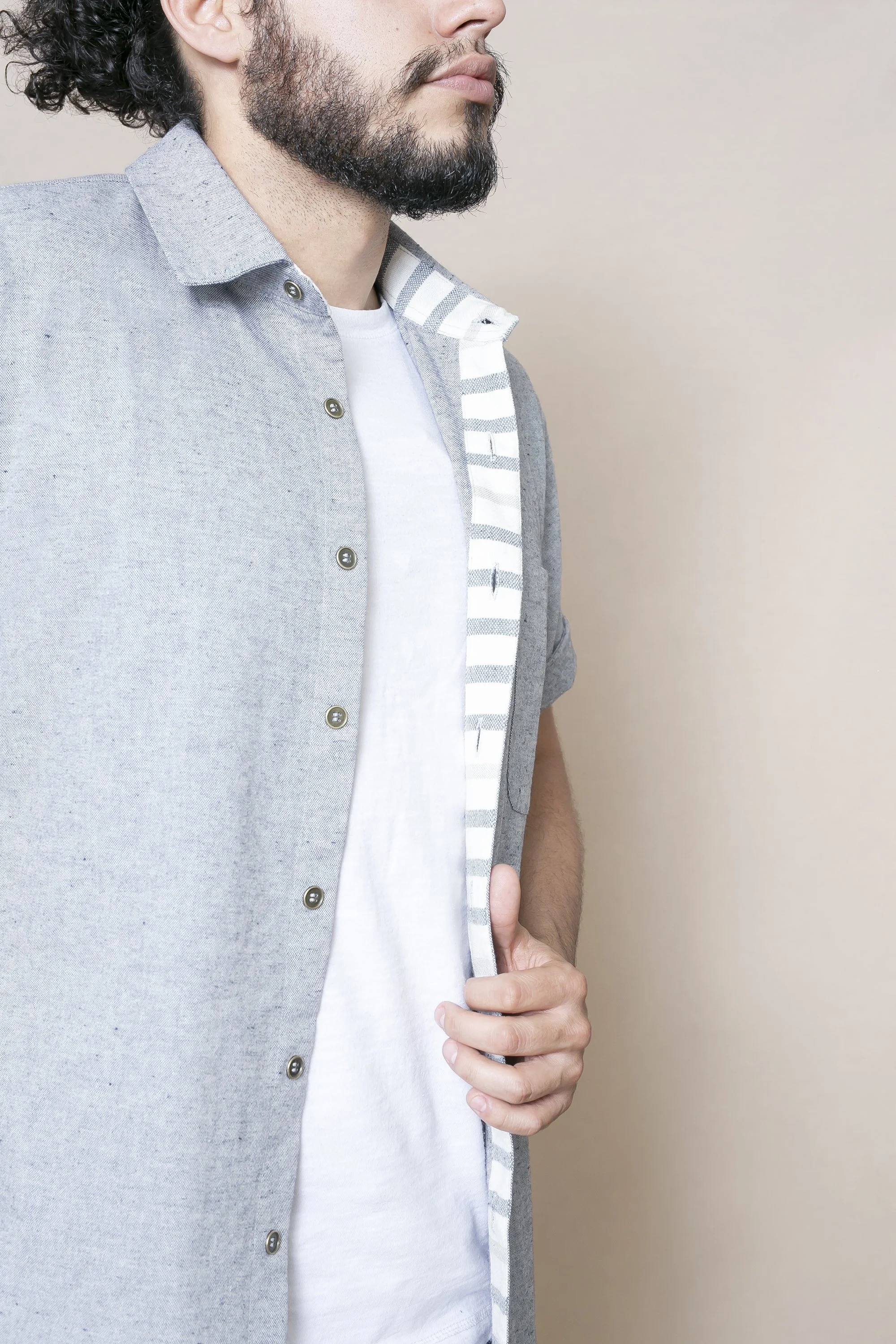 Men's Button Up Shirt by Casa Flor Designs