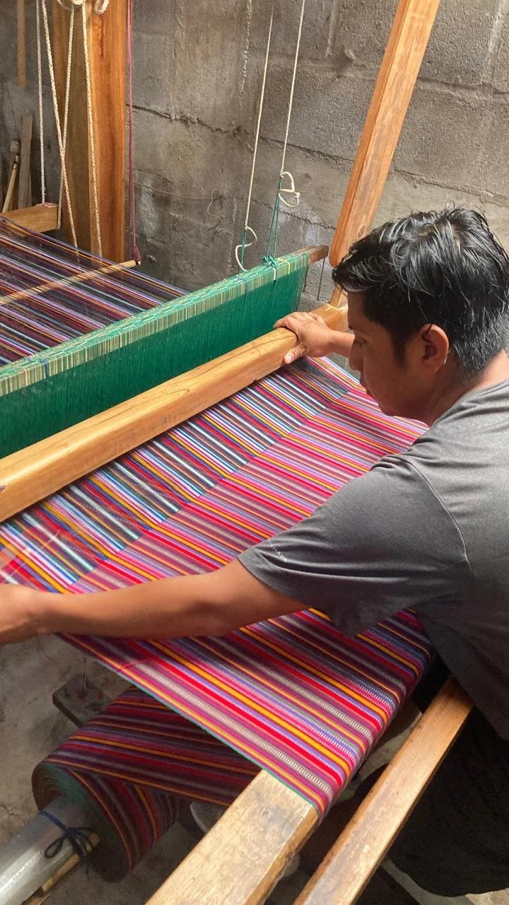 Gudi Weaving on the Floor Loom