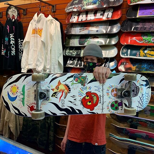 Jer Boi @akbevan907 with the new @bakerskateboards steez.  Skatepark has been good during these rainy days so come through, cop a new deck and go learn some new tricks! 
#summerofskateboarding2020 #skatelife #skateAK #skateboardingisfun #skateshop #s