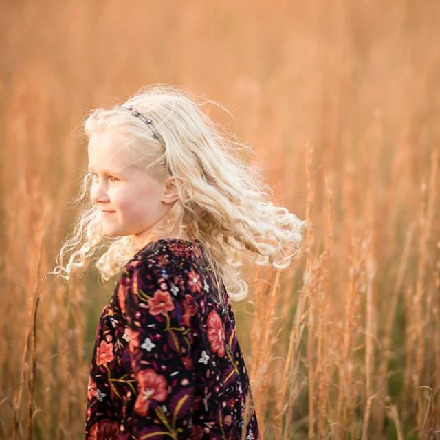 Run wild, sweet child. I love when my youngest clients become some of my sweetest friends. #goldencurls #goldilocks #familysession #goldenhour