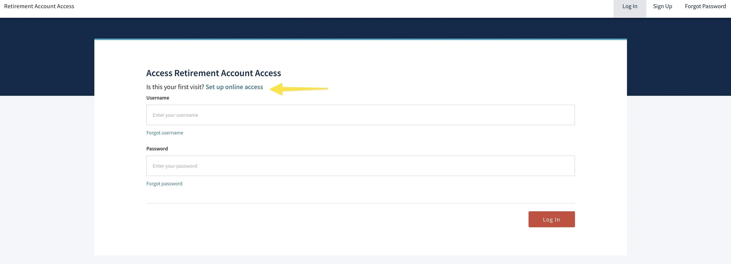 First Time Login — Dauphin County, PA Deferred Compensation Plan