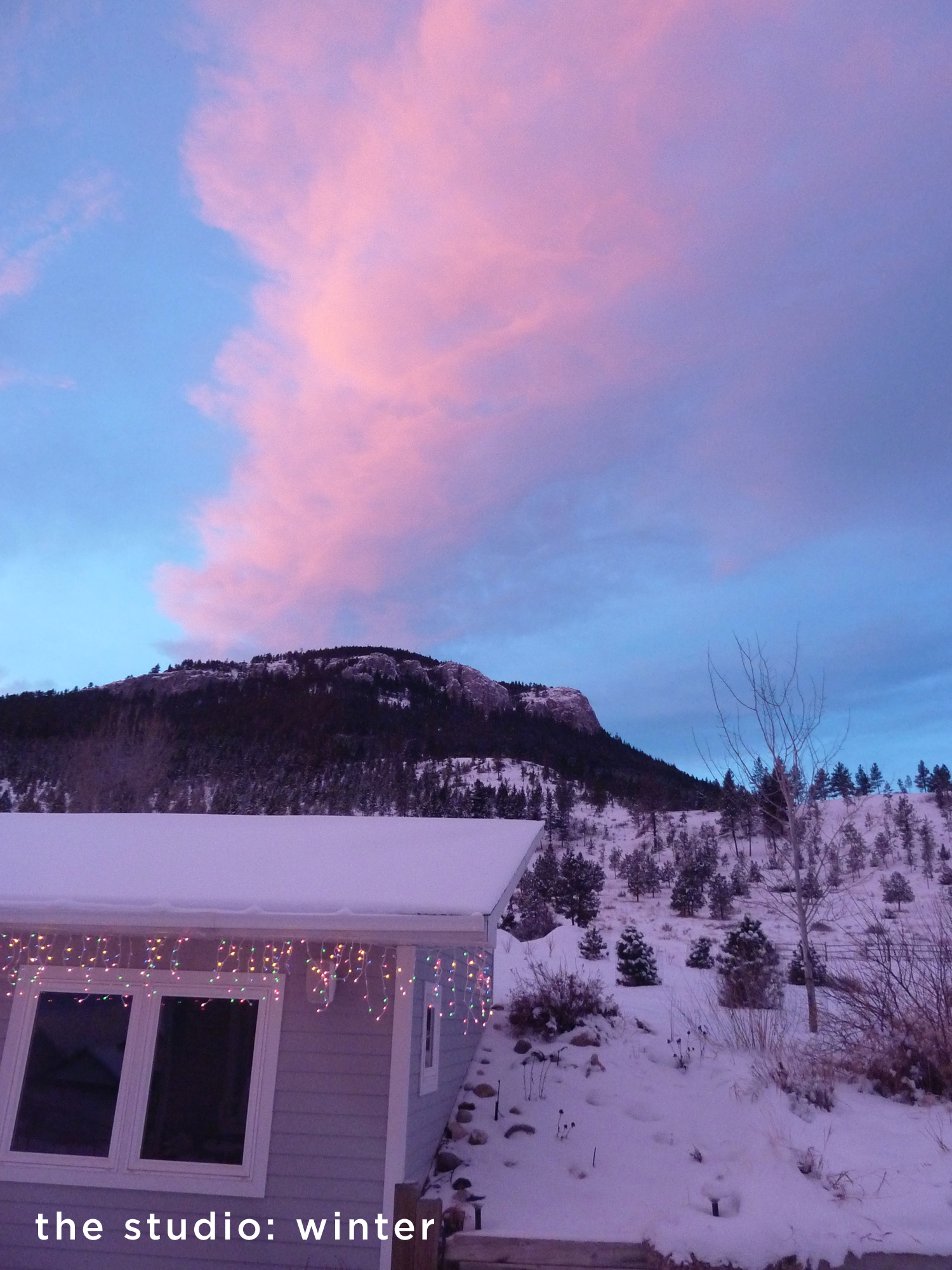 VEpottery studio in winter