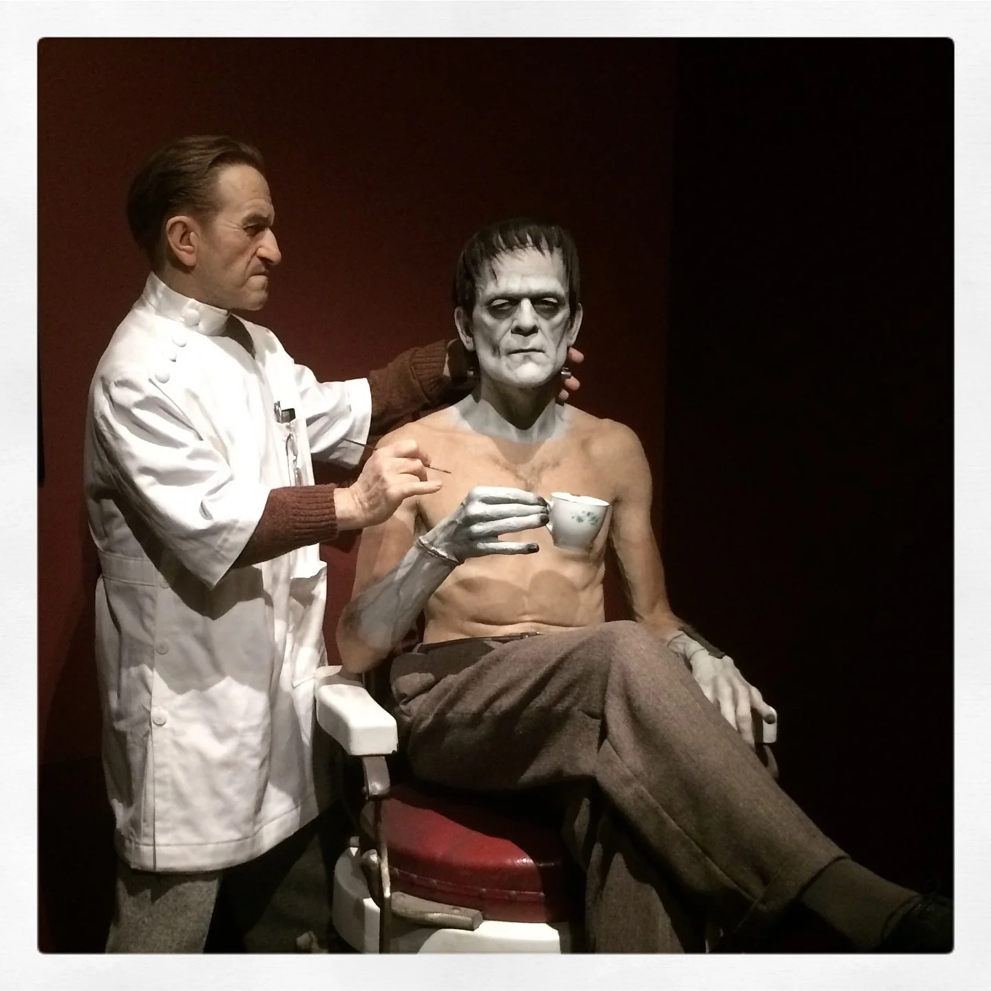 Stay hydrated ☕️👌🏼
.
.
.
#halloween #frankenstein #tea