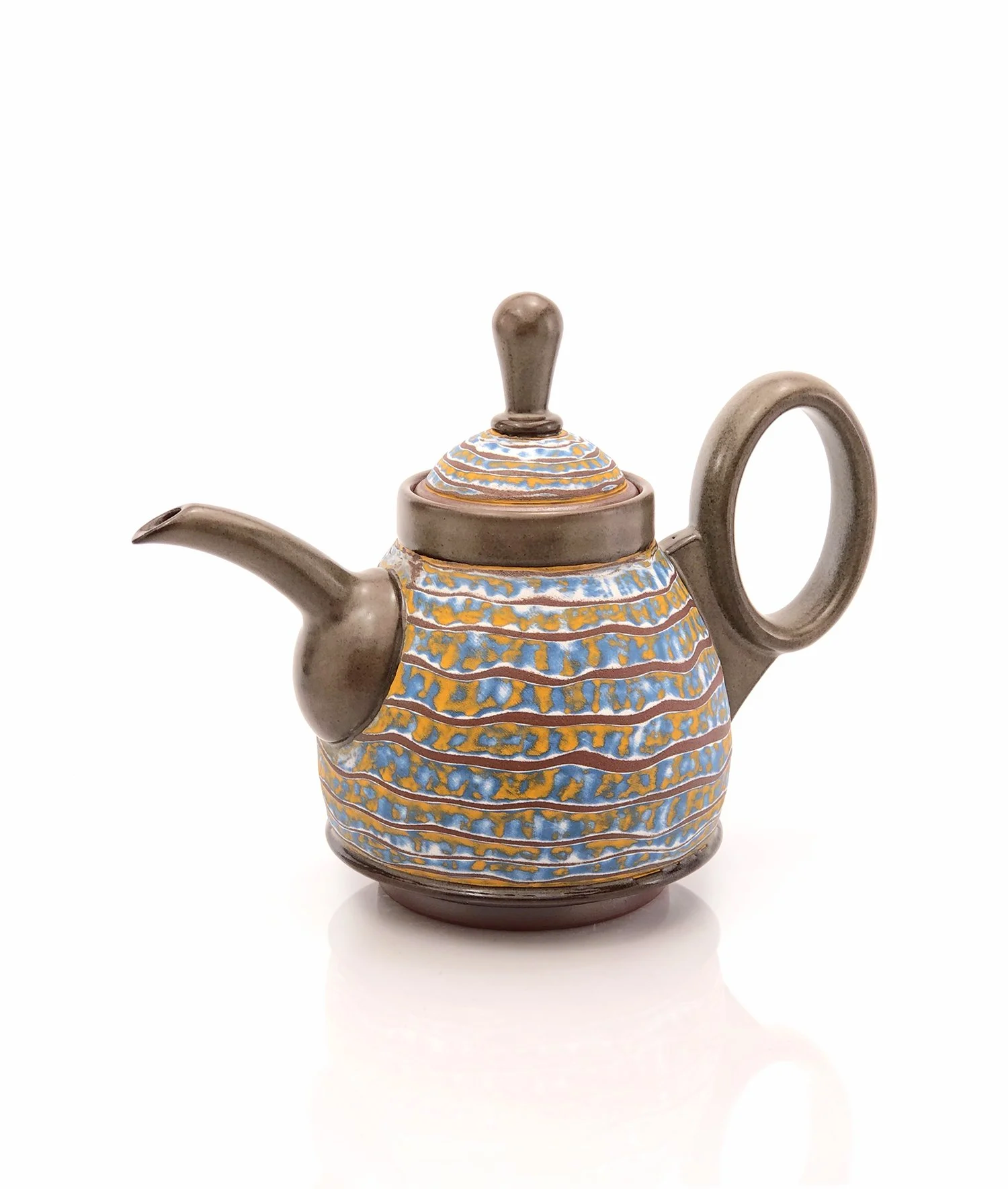24 oz. Abraded texture teapot