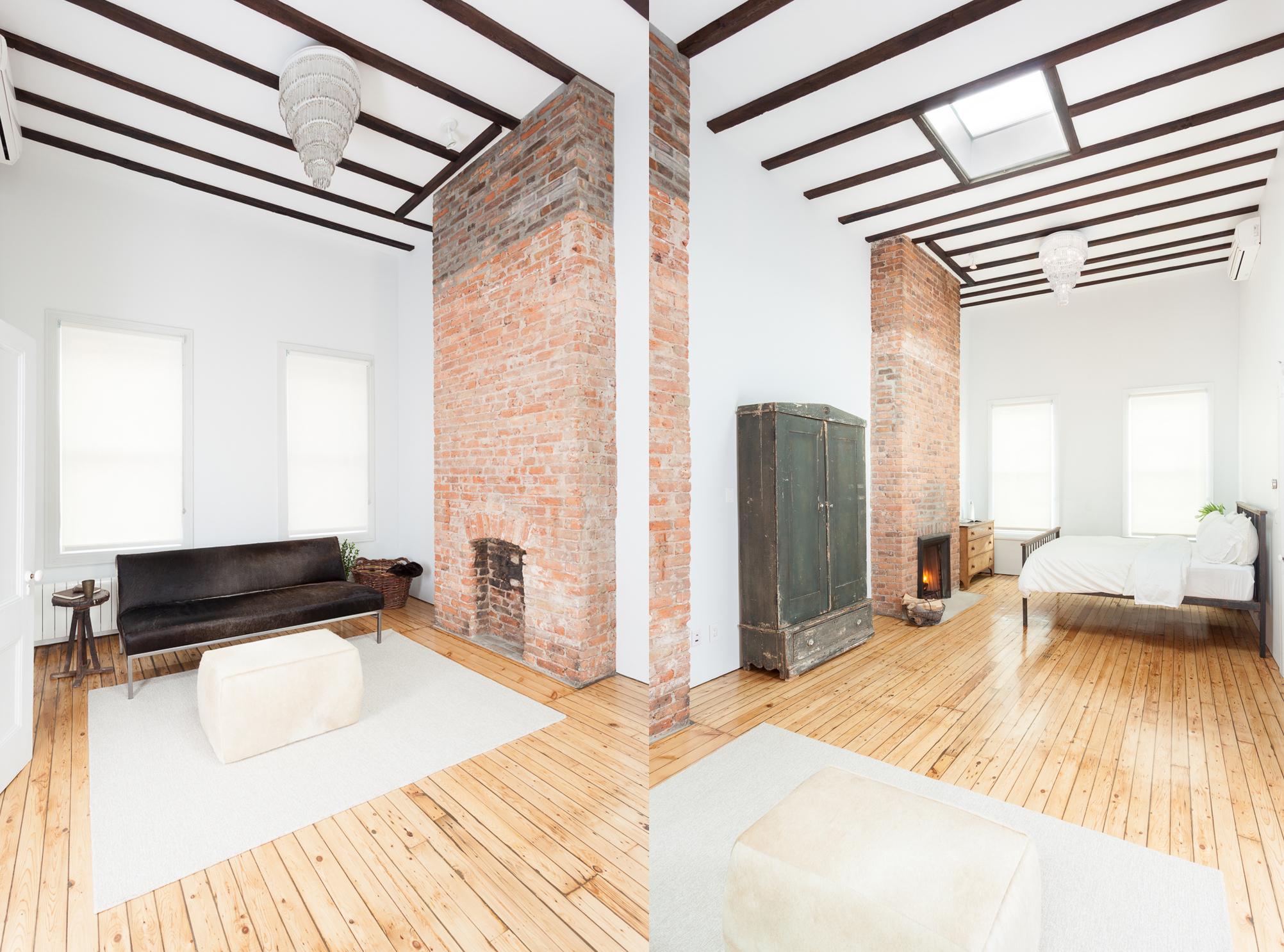 Tom Givone, owner and designer of the Sylvan Terrace row house in NYC and the Floating Farmhouse in the Catskills, upstate NY