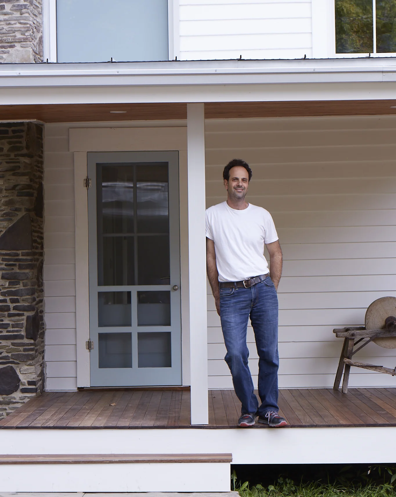 Tom Givone, modernist designer based in NYC specializing in the renovation of old city townhouses and old country farmhouses.