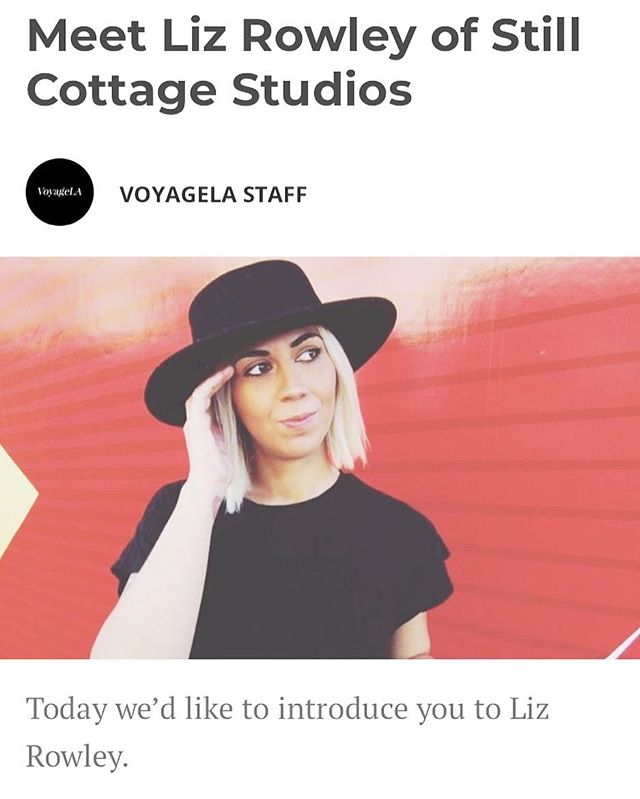 It&rsquo;s not everyday that someone writes an article about you or your company. Link in Bio! 
@thelizrowley thanks @ohheyhogan for the pic @voyagelamag