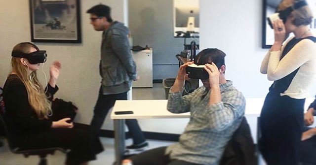 When you&rsquo;re reviewing content with your client/agency always provide a swivel chair! #vr101 #vr #virtualreality