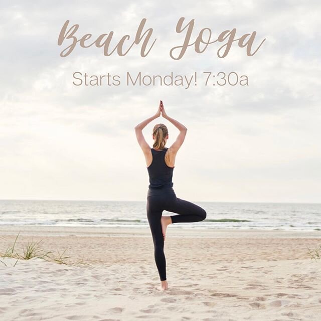 Weather permitting, we&rsquo;ll see you on the beach every weekday morning at 7:30a at Kitty Hawk Pier! Please register online. 🙏