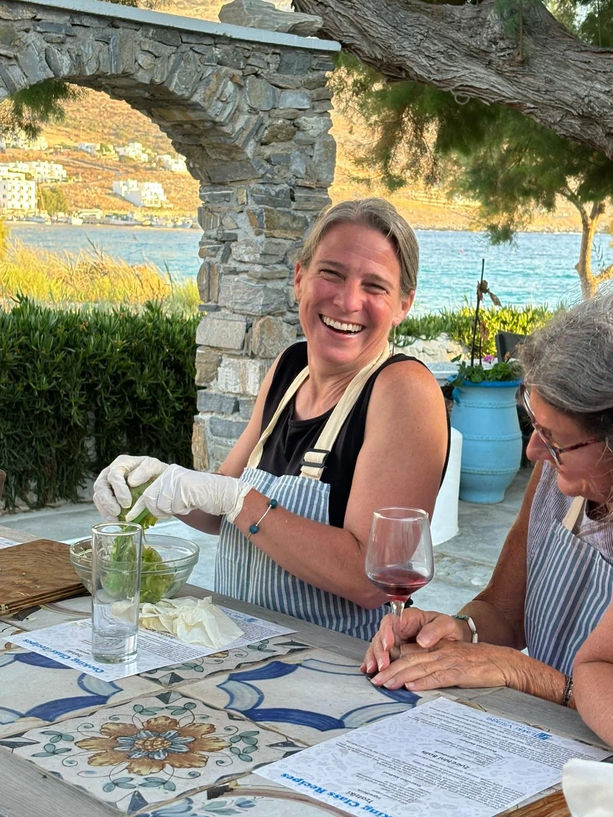rebecca and sherrie in greece 2024.JPG