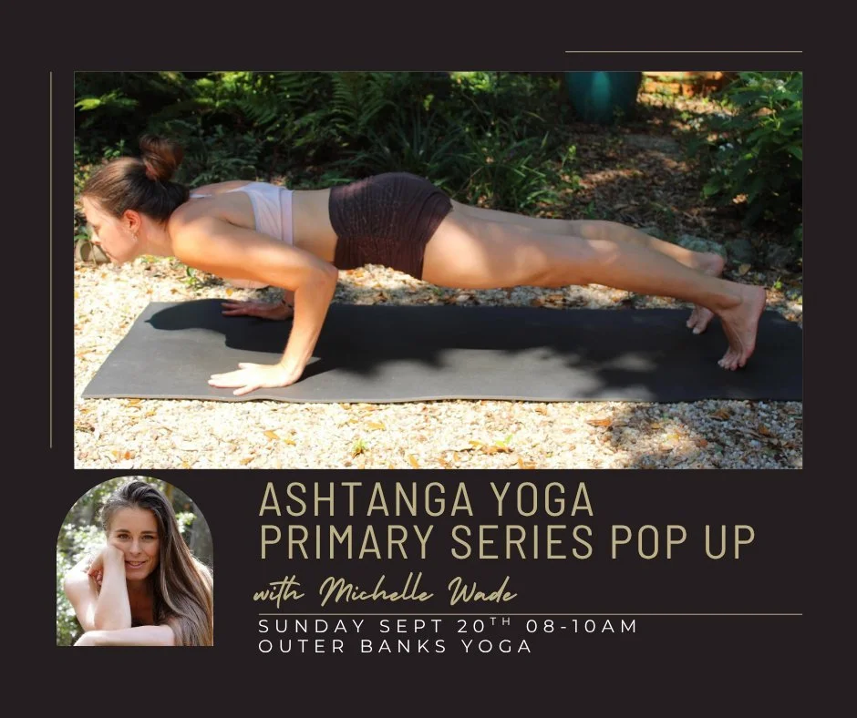 Our Ashtanga Led Primary Series Pop-Up with Michelle Wade is coming up next  Sunday, and it&rsquo;s the perfect way to reset your rhythm.

A steady, breath‑driven immersion to help you move with clarity, build strength, and reconnect to the heart of 