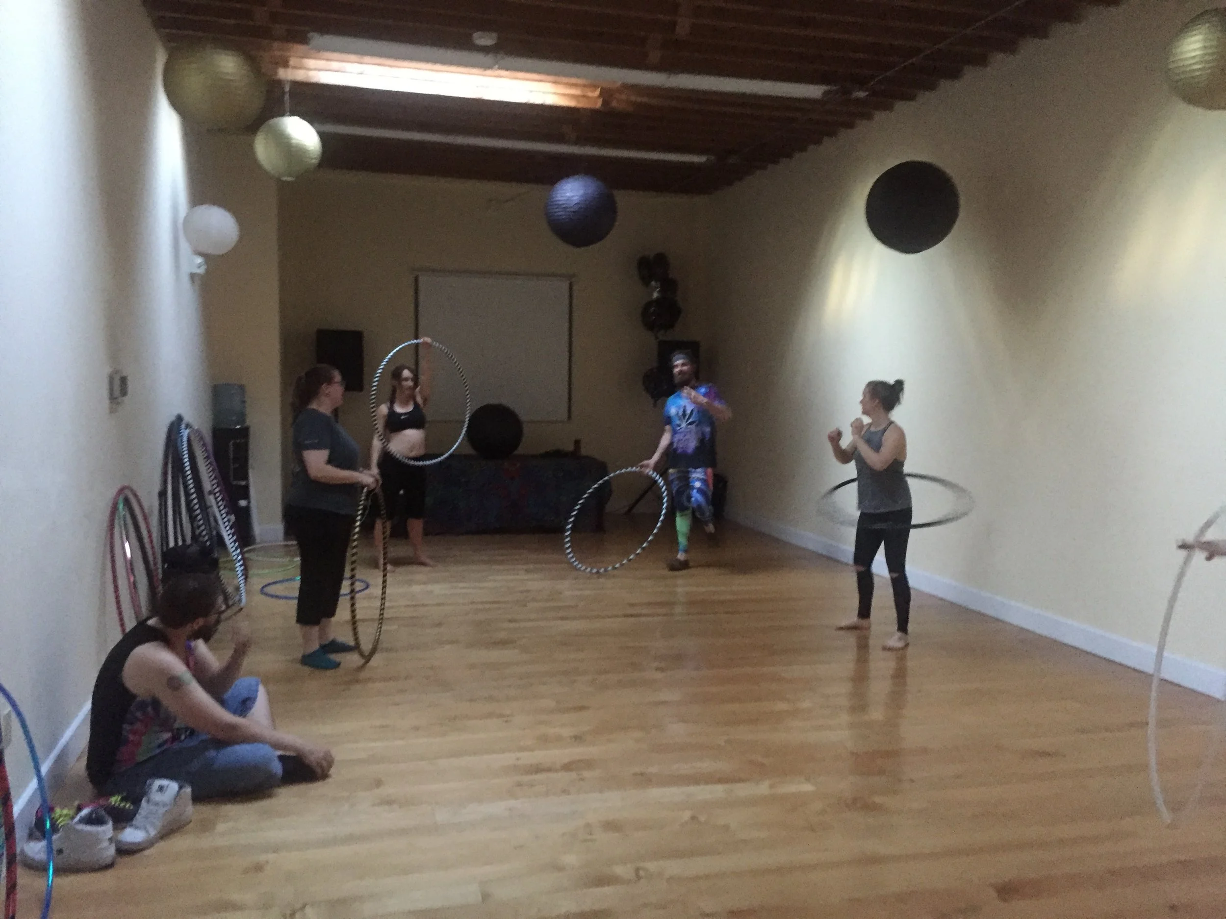 The Center For Mindful Use is a Beautiful Space for Hoop Dancing!
