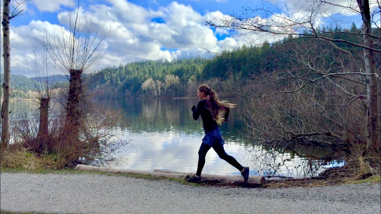 This image is from my run a couple days ago and the sky was absolutely stunning so I had to attempt to capture it. I threw myself into the image for perspective and to further illustrate why I'm calling this blog The Long Haired Runner!