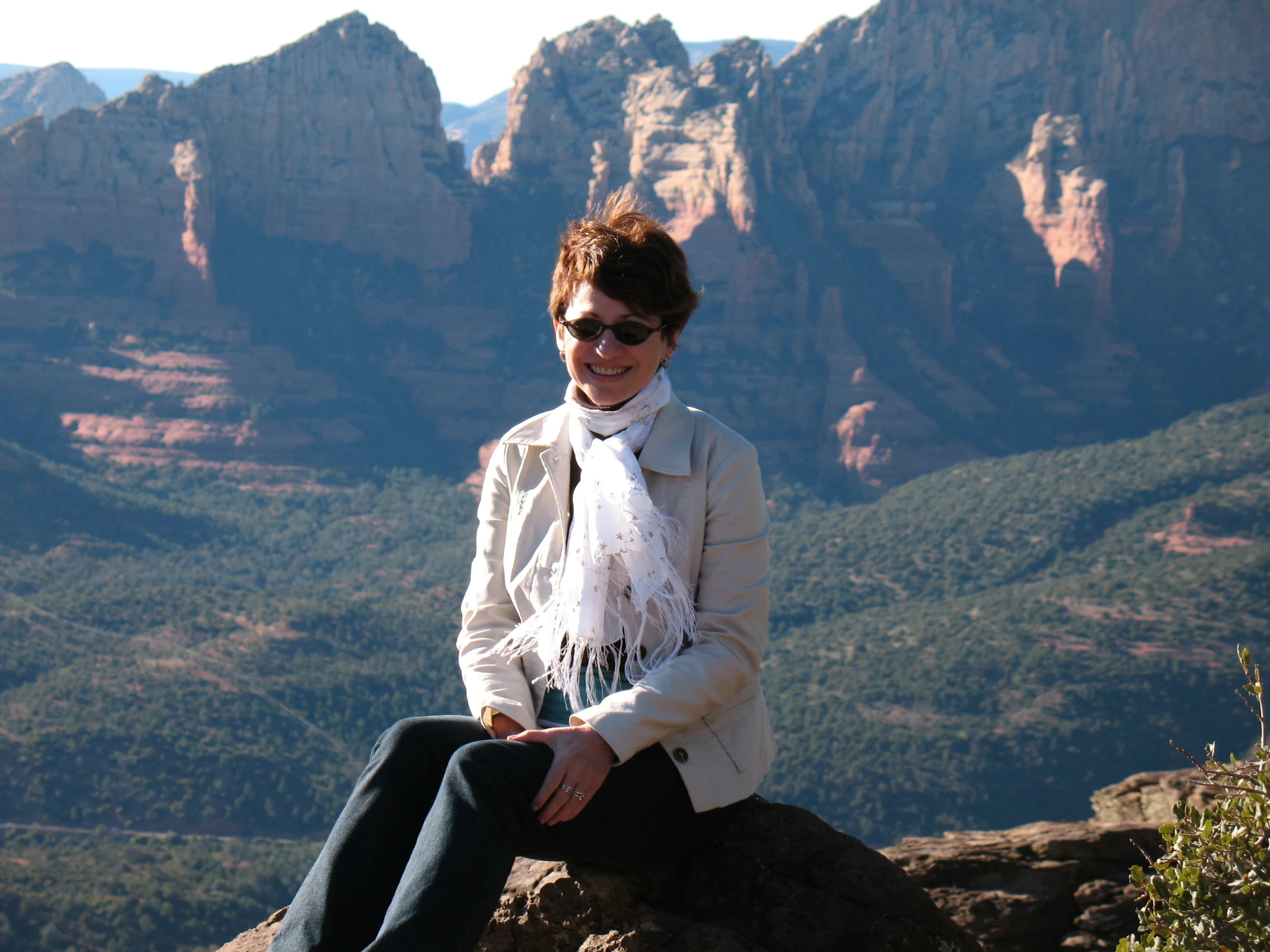 In my 'happy place' in Sedona, Arizona