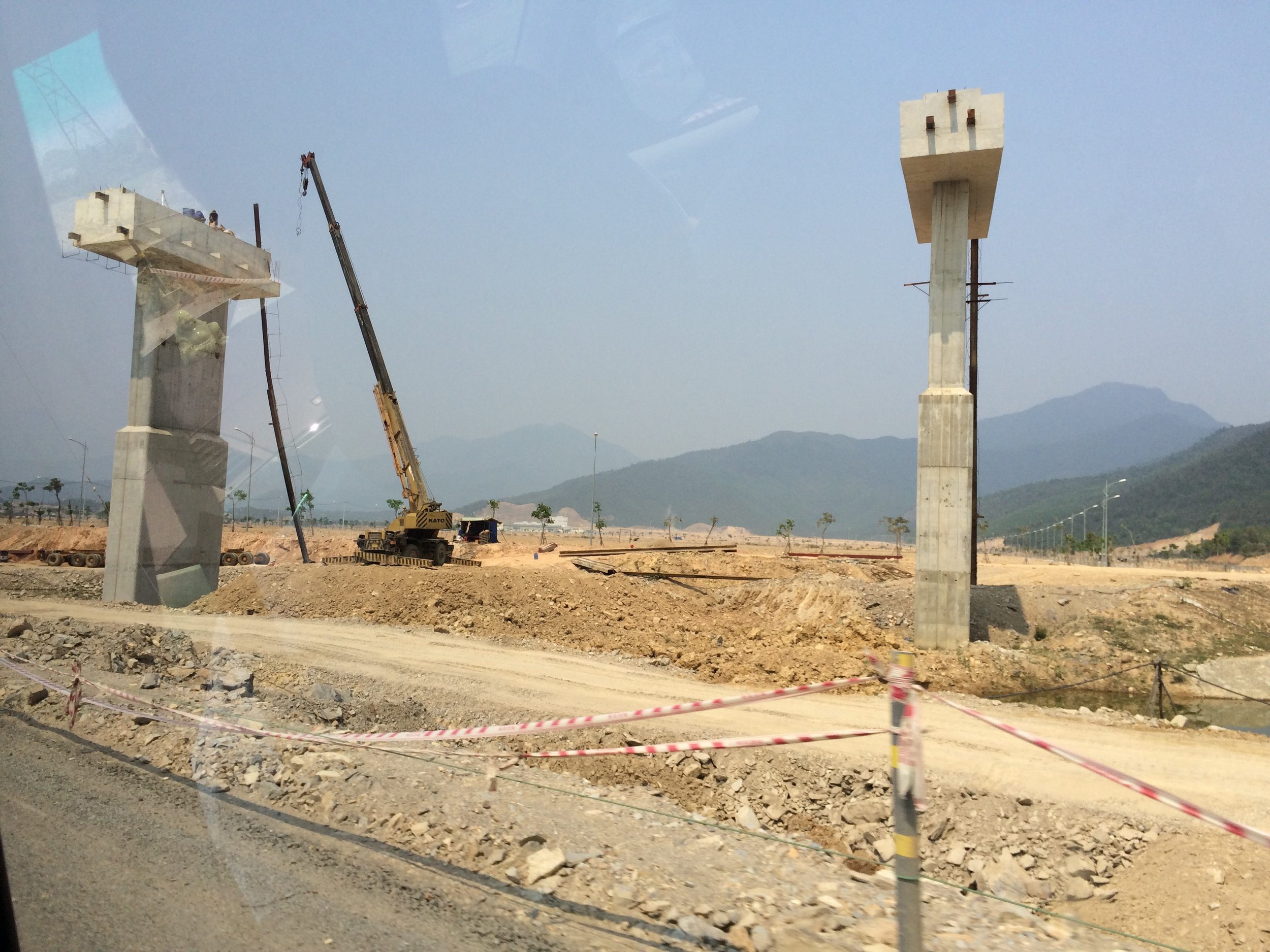 The new highway that will connect north and south Vietnam.