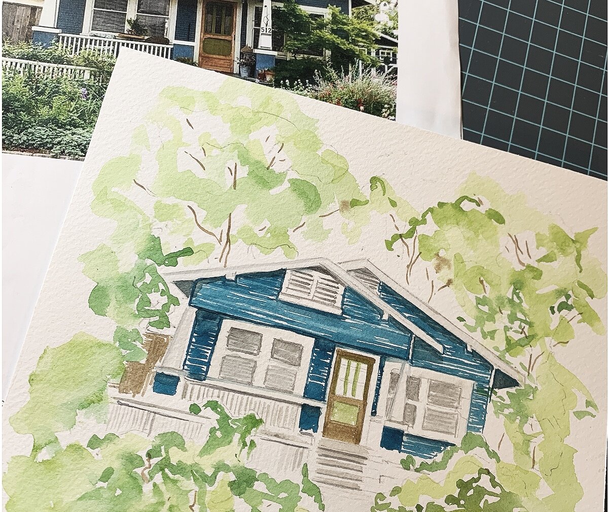 Custom House Portrait