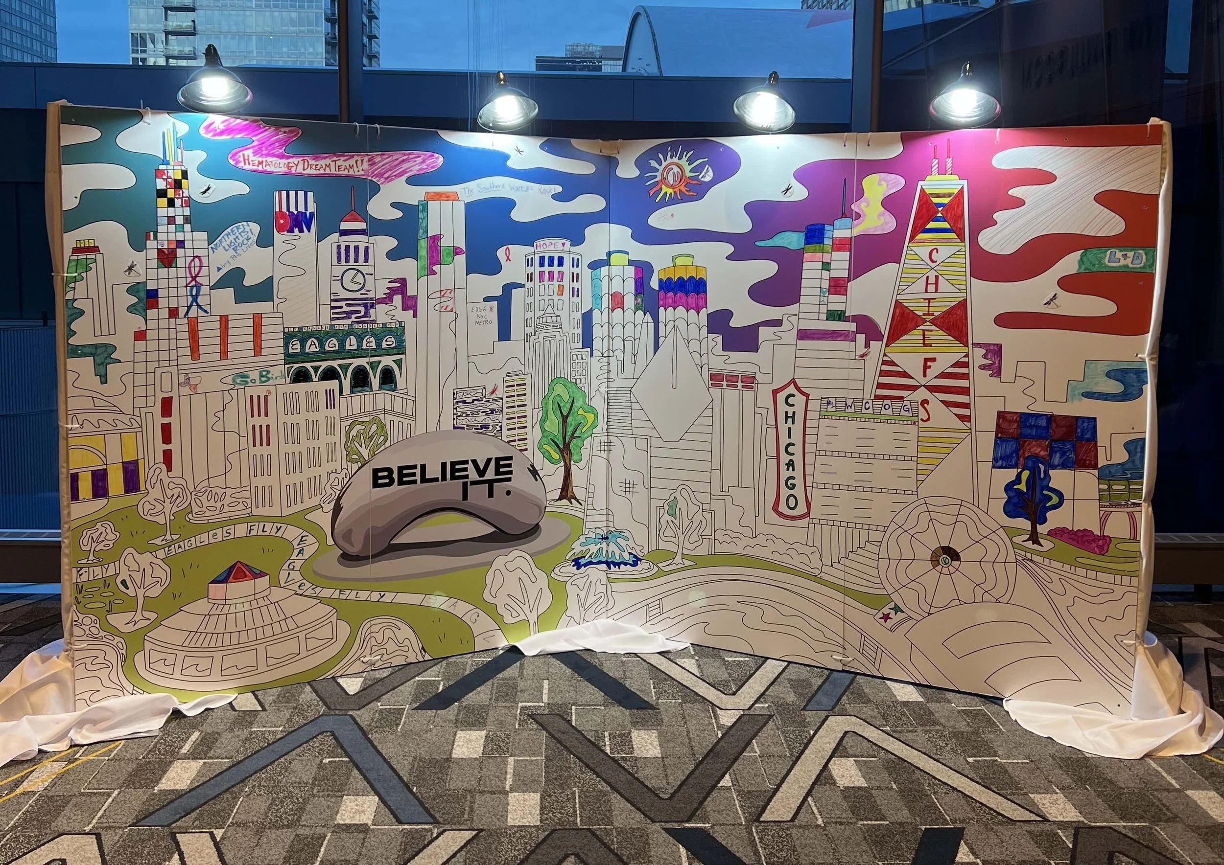 Custom Coloring Wall
