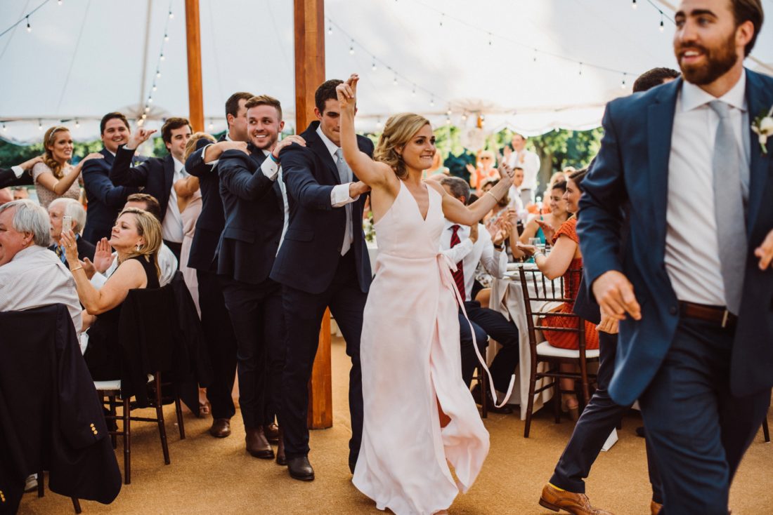 The bridal party making their entrance! (Another helpful source image when adding details in studio)