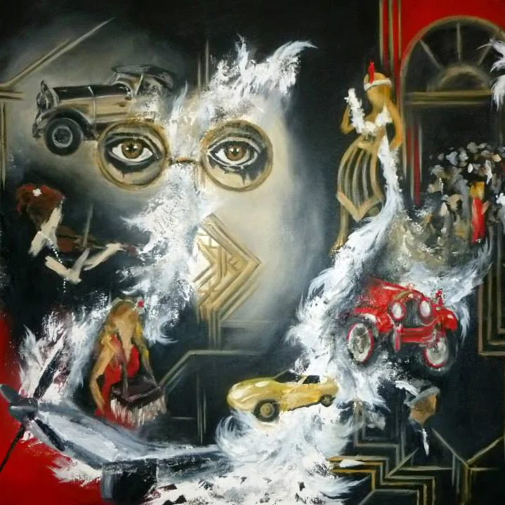 Live Event Painting a Gatsby Gala for the HDSA