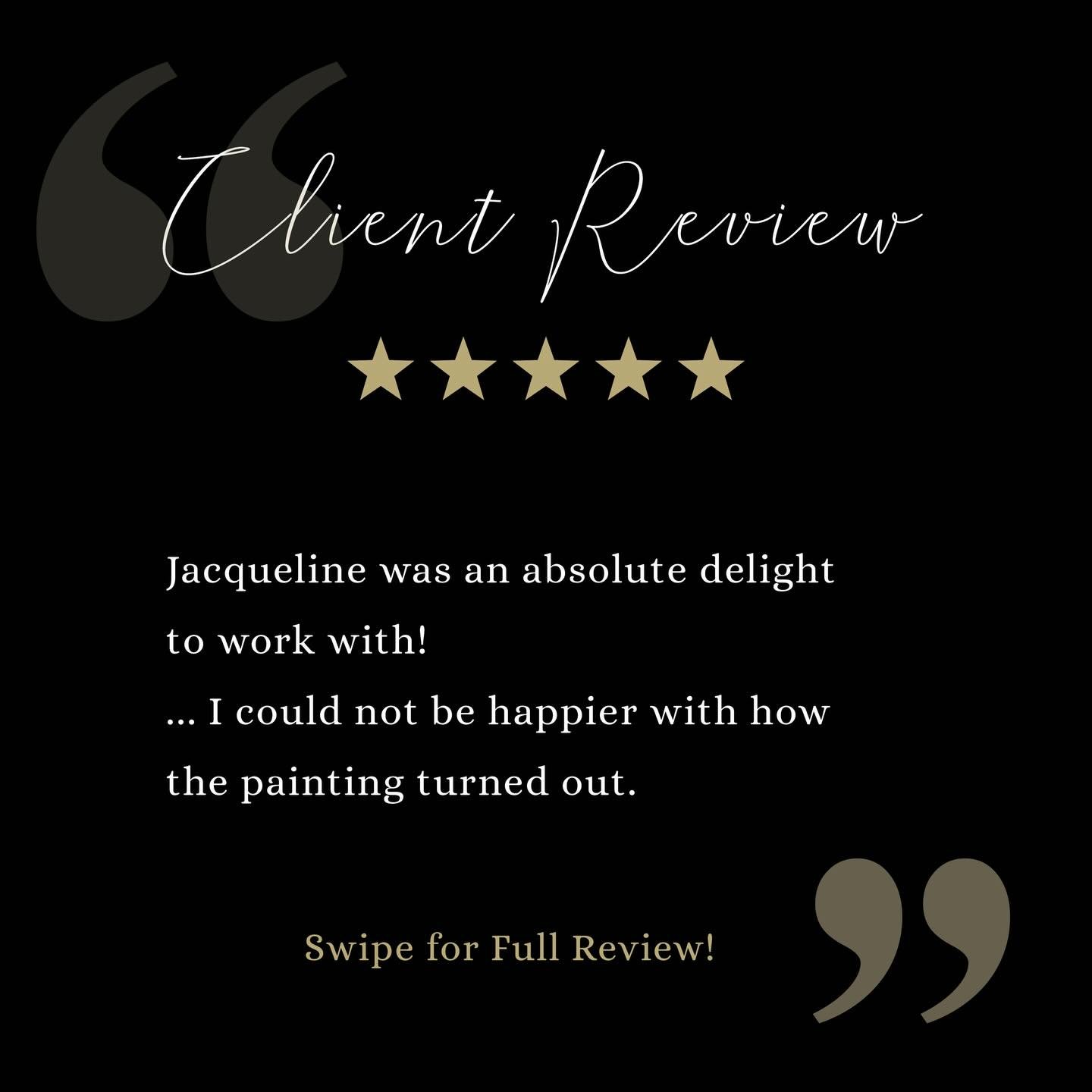 So grateful for this 5-star love! ⭐️⭐️⭐️⭐️⭐️ It was such a joy to paint this beautiful summer wedding live and turn their memories into a keepsake they&rsquo;ll treasure forever. Thank you Maureen &amp; Stetson for trusting me with your day! 🎨🤗❤️✨ 