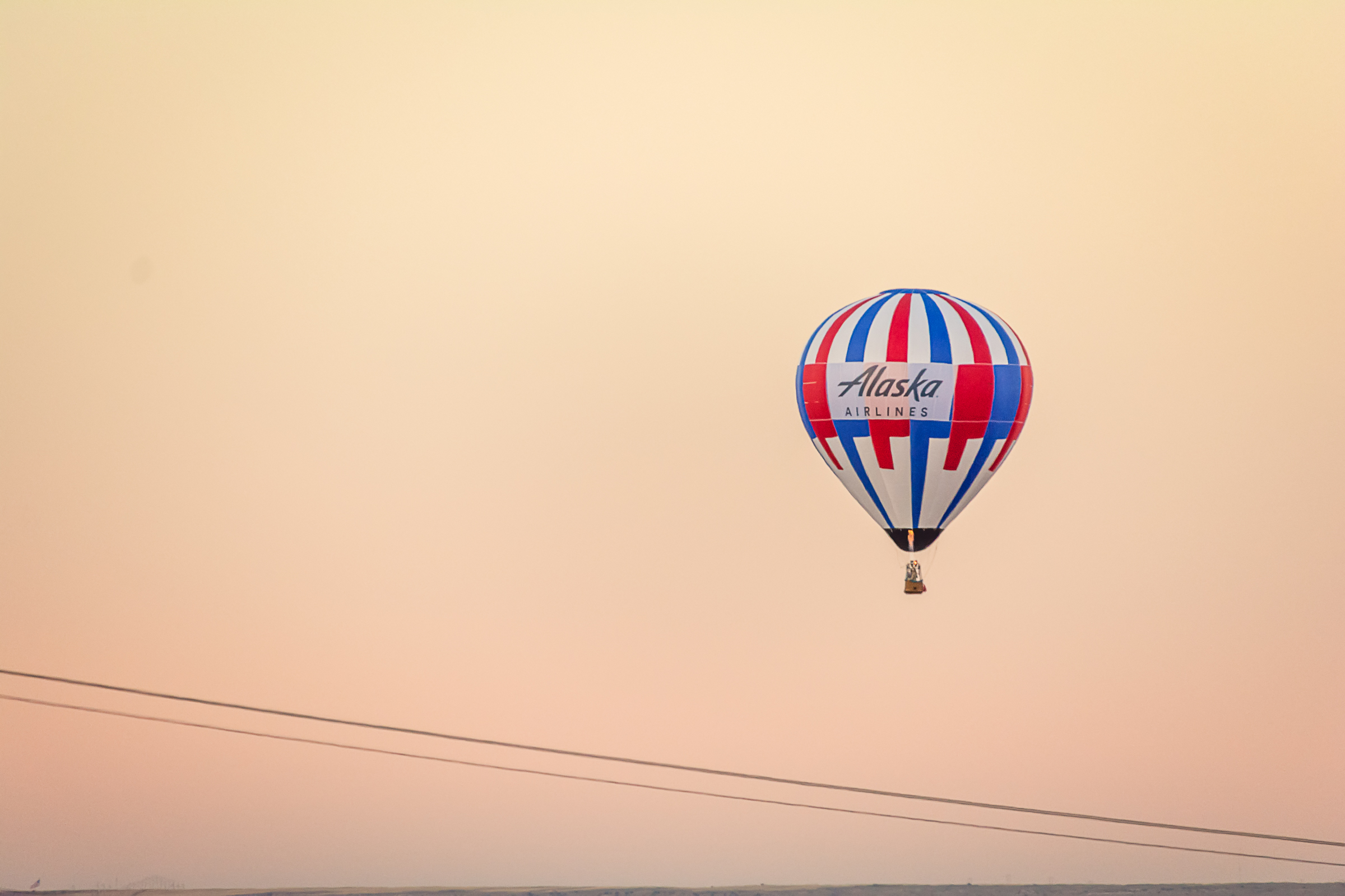Hot Air Balloon and Power Lines, Hot Air Balloon, Albuquerque Photographer