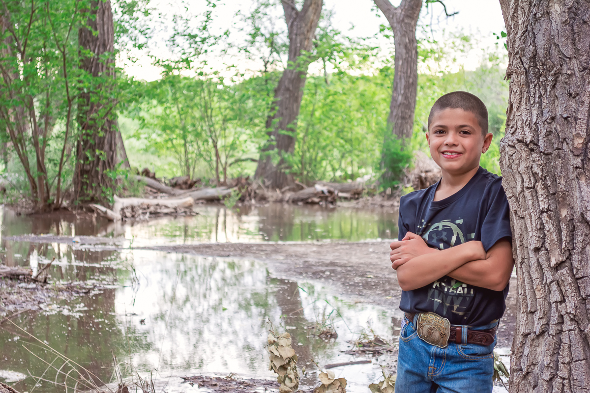 Outdoor Children's Portrait, Los Lunas River Park, Albuquerque Photographer, Boy's Portrait, Family Photos, Annual Portraits