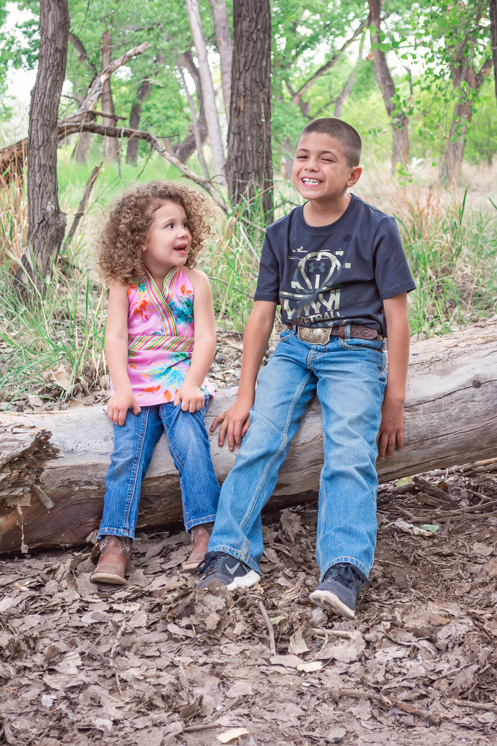 Brother and Sister Portrait, Childhood Photo, Outdoor Portrait Session, Sibling Portrait, Kid Photo, Group Photo, Albuquerque Photographer