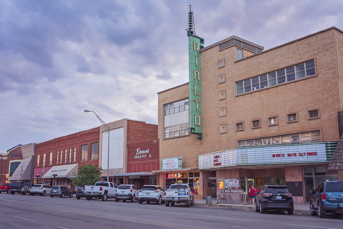 Movie Theater, Alva Oklahoma, Historical Building © Nicole Bradshaw Photography 2017