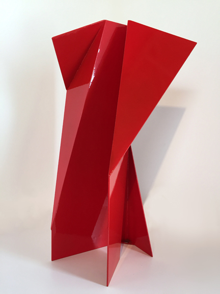 Soller II , ca. 2010 Powder coated steel sculpture 24 × 13 × 9 in 61 × 33 × 22.9 cm