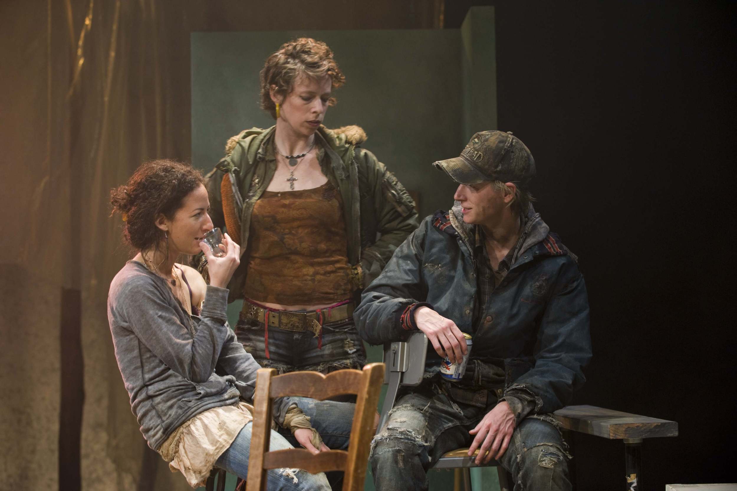  L-R  Kristina Valada-Viars, Jessica Hudson, and Kelli Simpkins in the About Face Theatre Production directed by Bonnie Metzgar.&nbsp;Costumes by David Hyman, Set Design by Tom Burch, Lighting Design by Lee Fiskness.  &nbsp;Photo by Michael Brosilow.