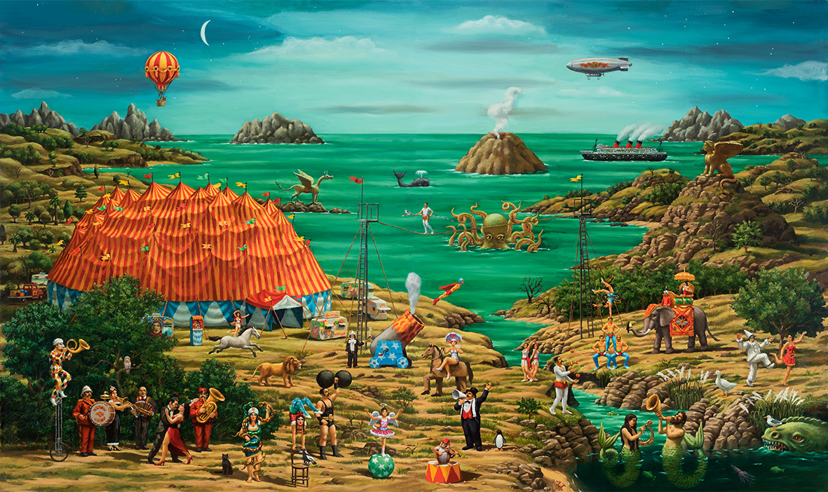 Spiegel Automata doors, 200 x 120cm oil on panel, 2015