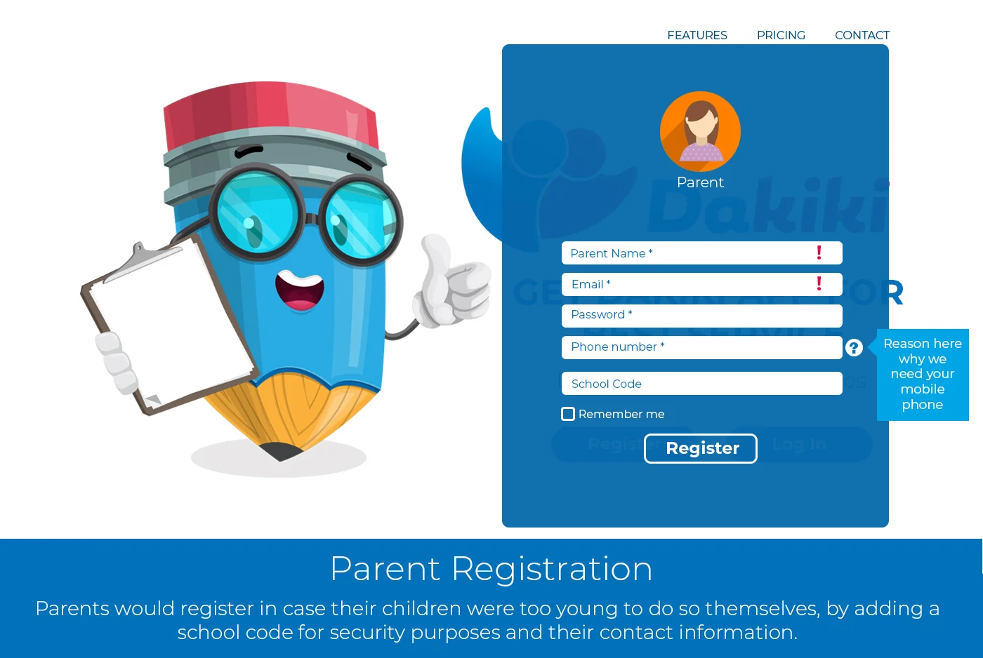 01 - Dakiki App_Homepage_parent login.jpg
