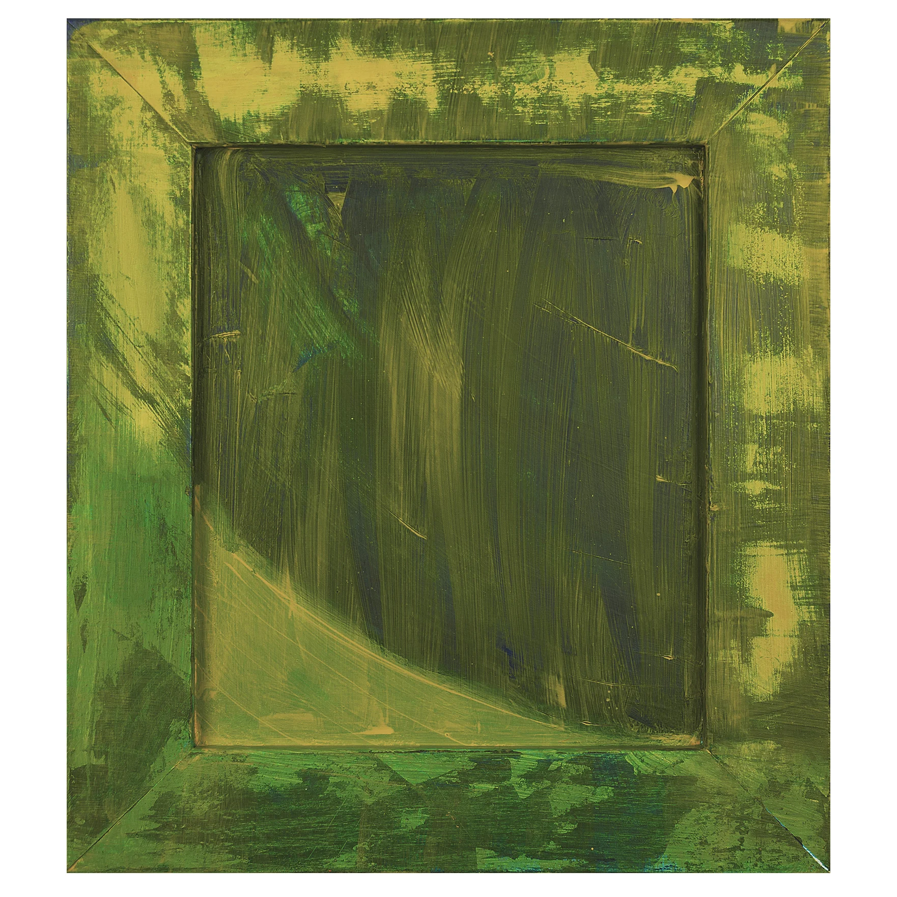 WN270. O Sweet Woods, the Delight of Solitarines. 2019. Acrylic paint, Masonite panel, wood. 450mm x 400mm x 23mm.