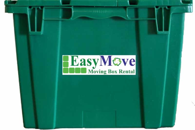 Rent Green Plastic Moving Boxes & Containers