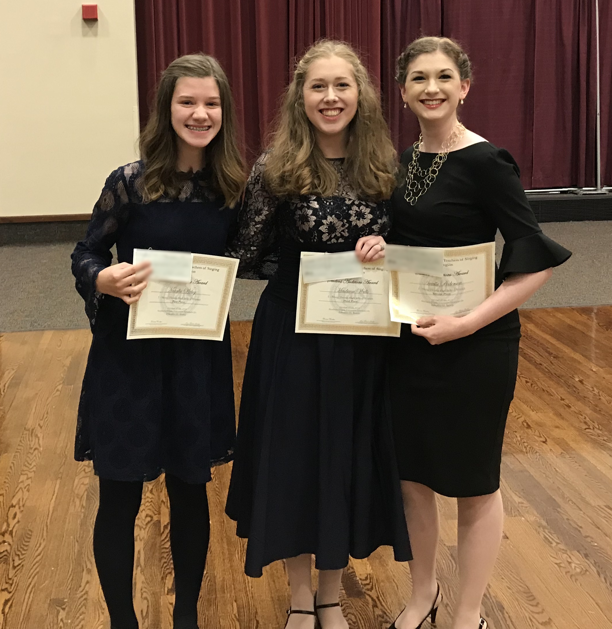 Category 1 - Music Theatre High School Women