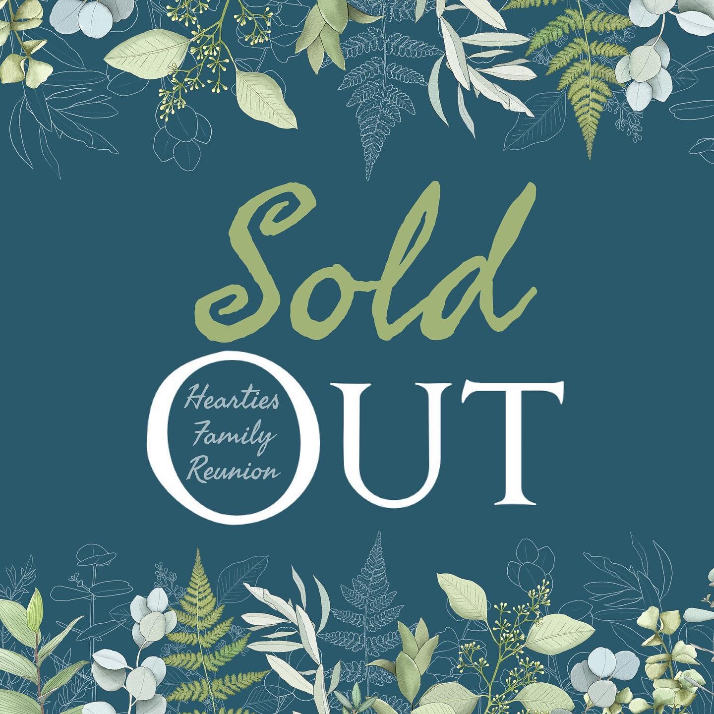 ❤️ HFR NEWS - SOLD OUT!!! ❤️

The next #Hearties Family Reunion, #HFR2023, which will take place in Vancouver, British Columbus, Canada, September 22-24, 2023 is now SOLD OUT!  Thanks to all the Hearties who entered the Opportunity Drawing!! Congratu