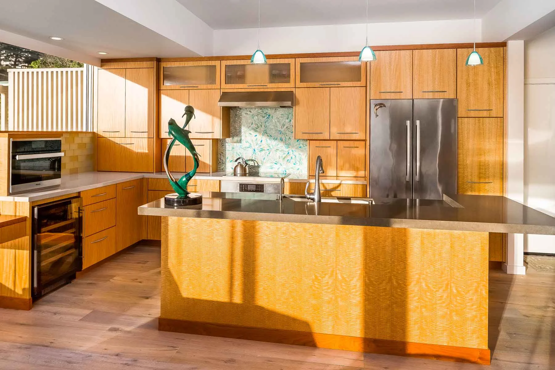Modern Sunlit Kitchen