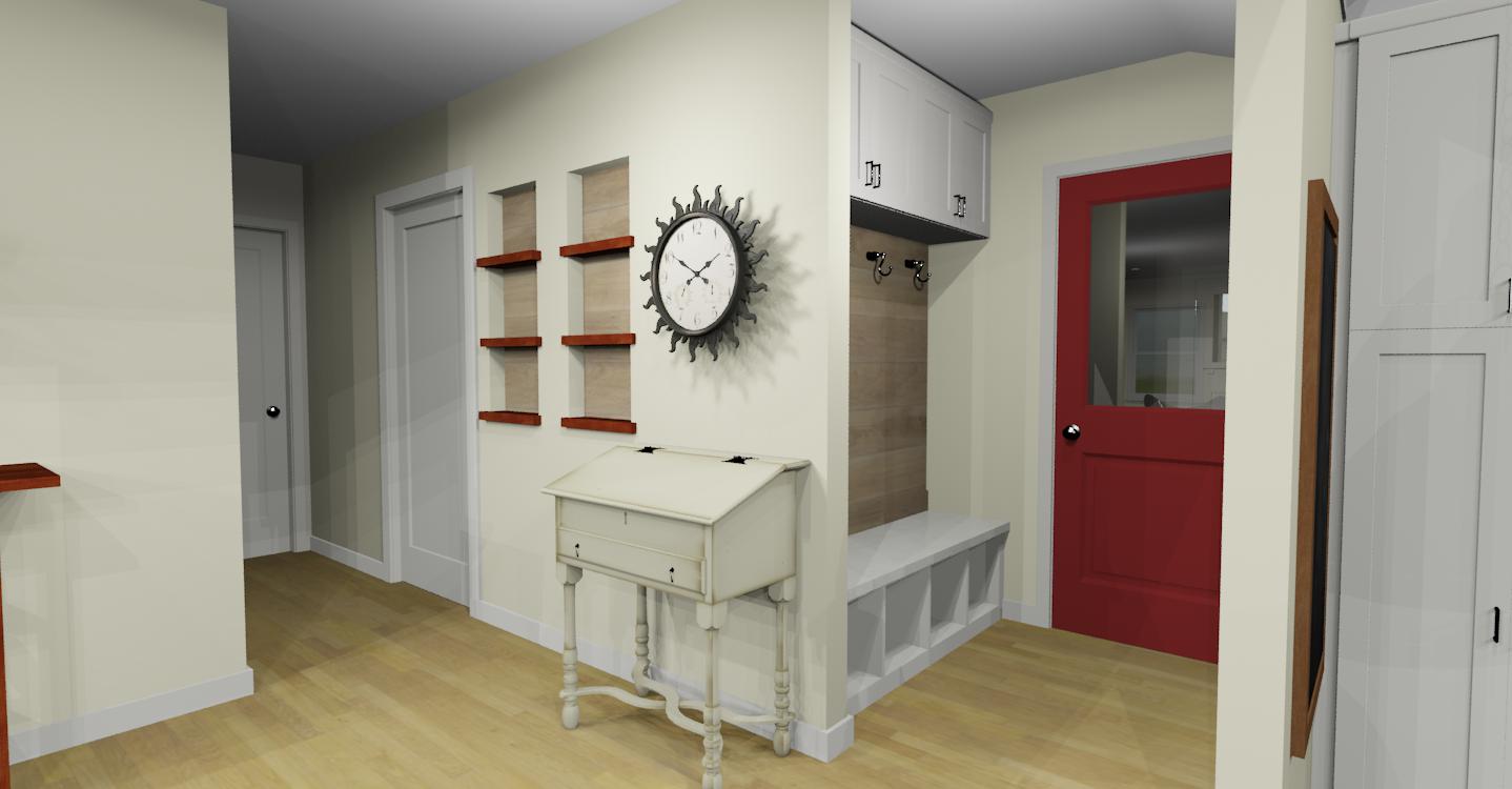 Entry bench and custom niches