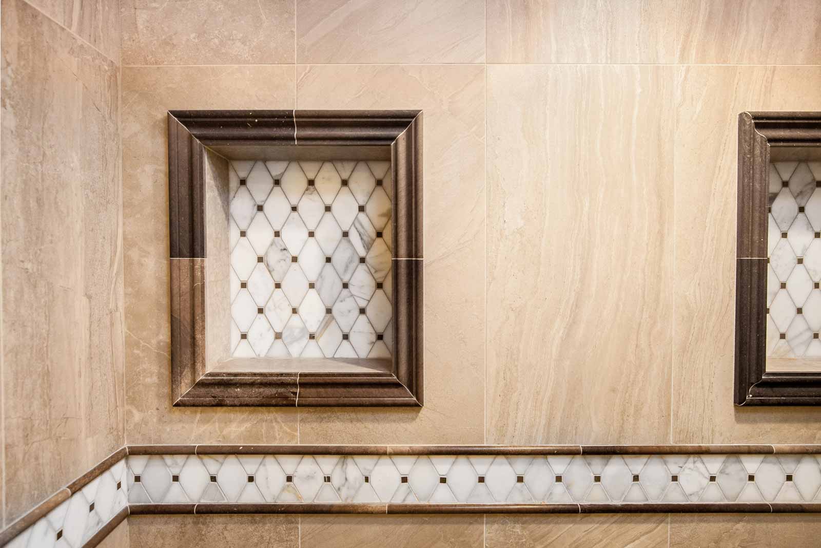 Marble Shower Niche