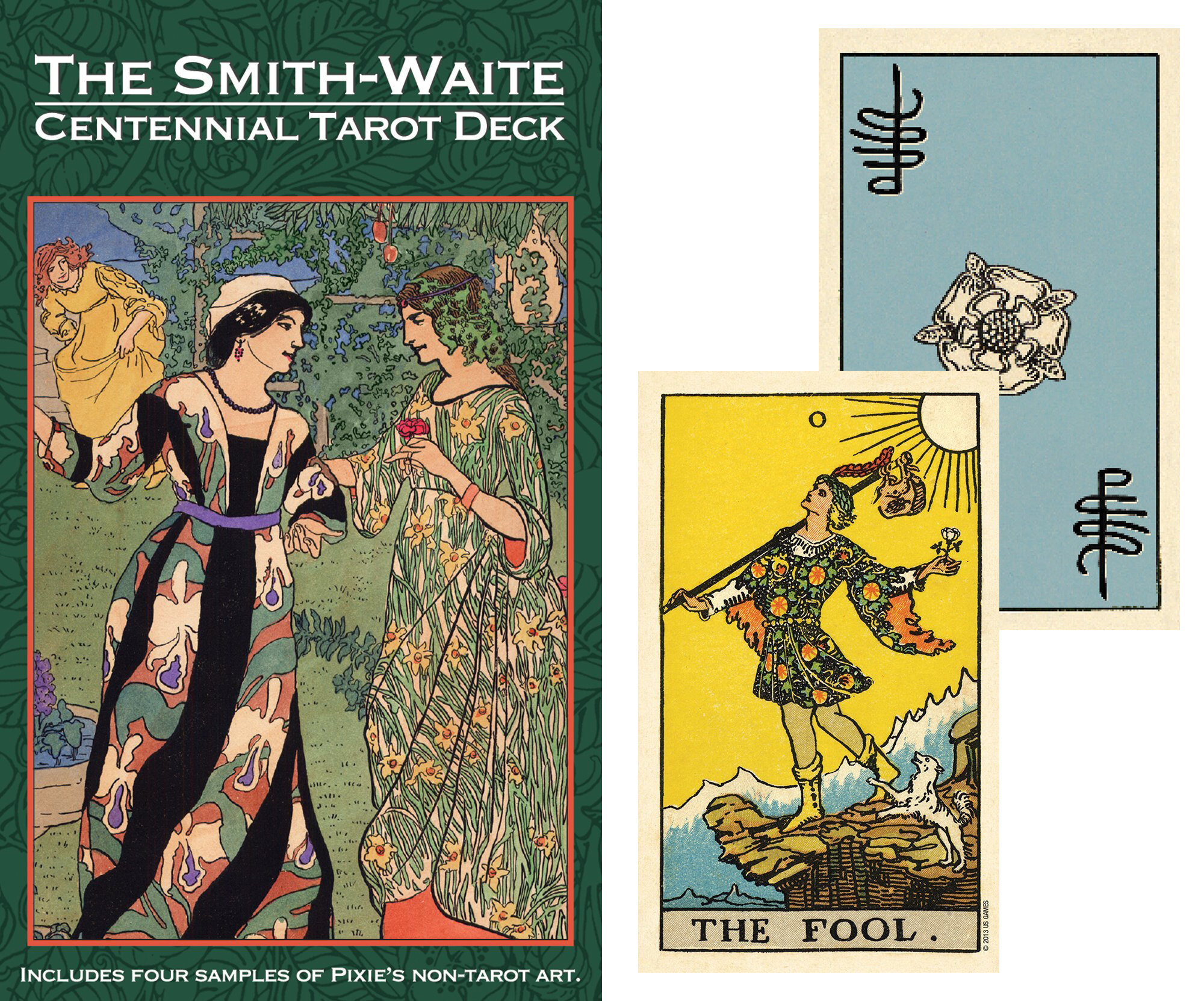 SMITH-WAITE DELUXE TAROT: GILDED DECK & BOOK SET