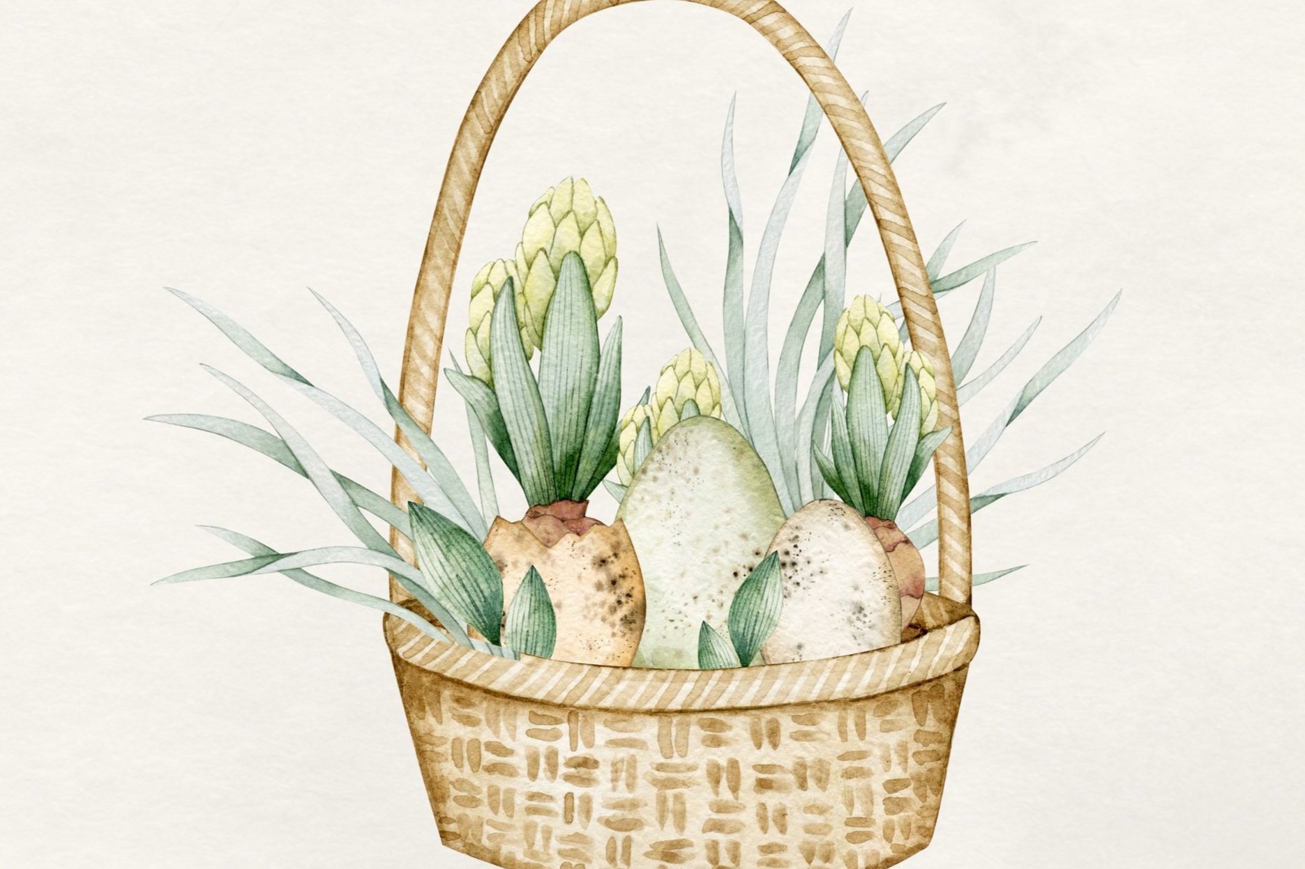 Traditional Polish Easter Basket Blessing