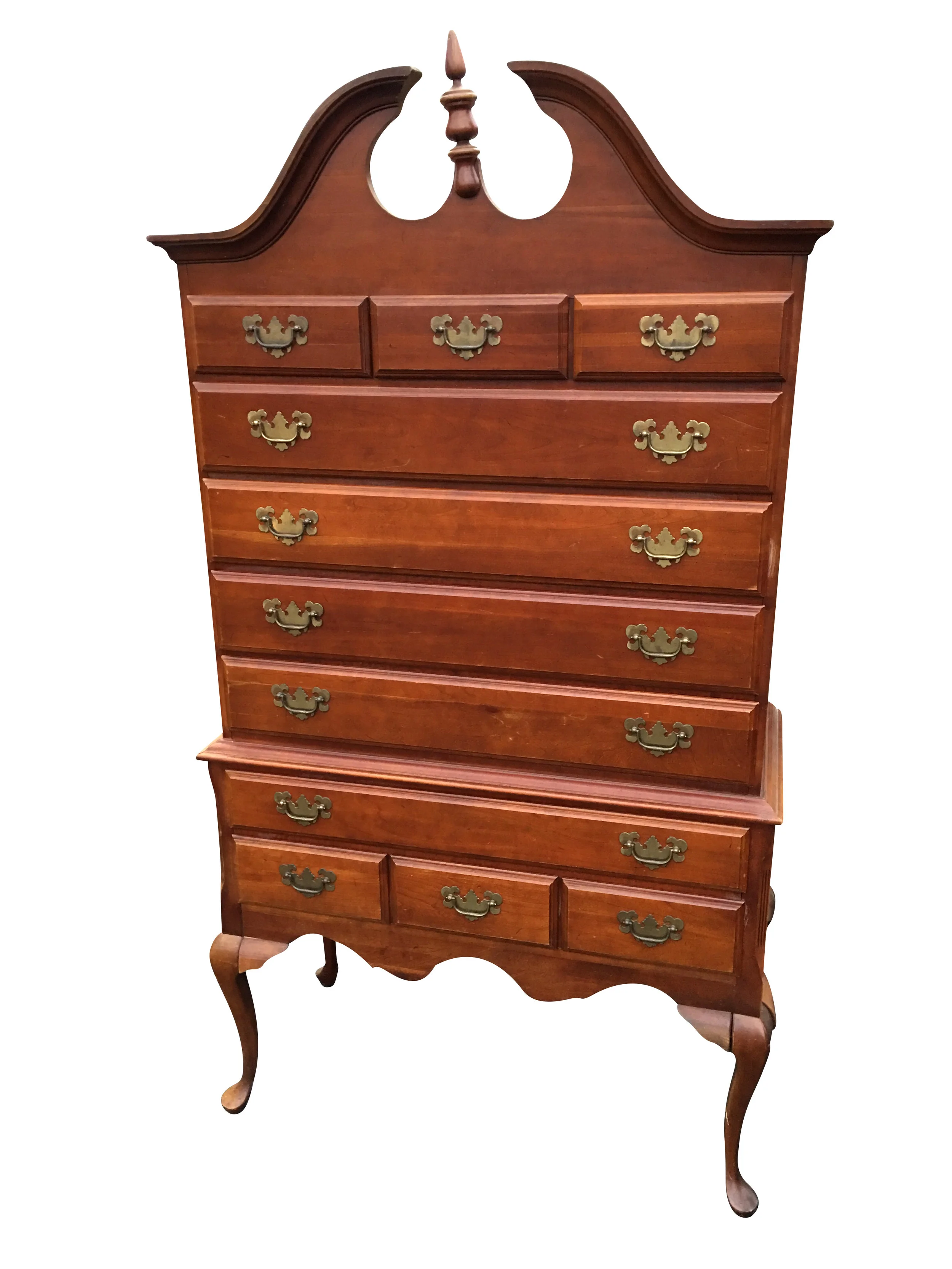 Vintage Highboy Dresser 