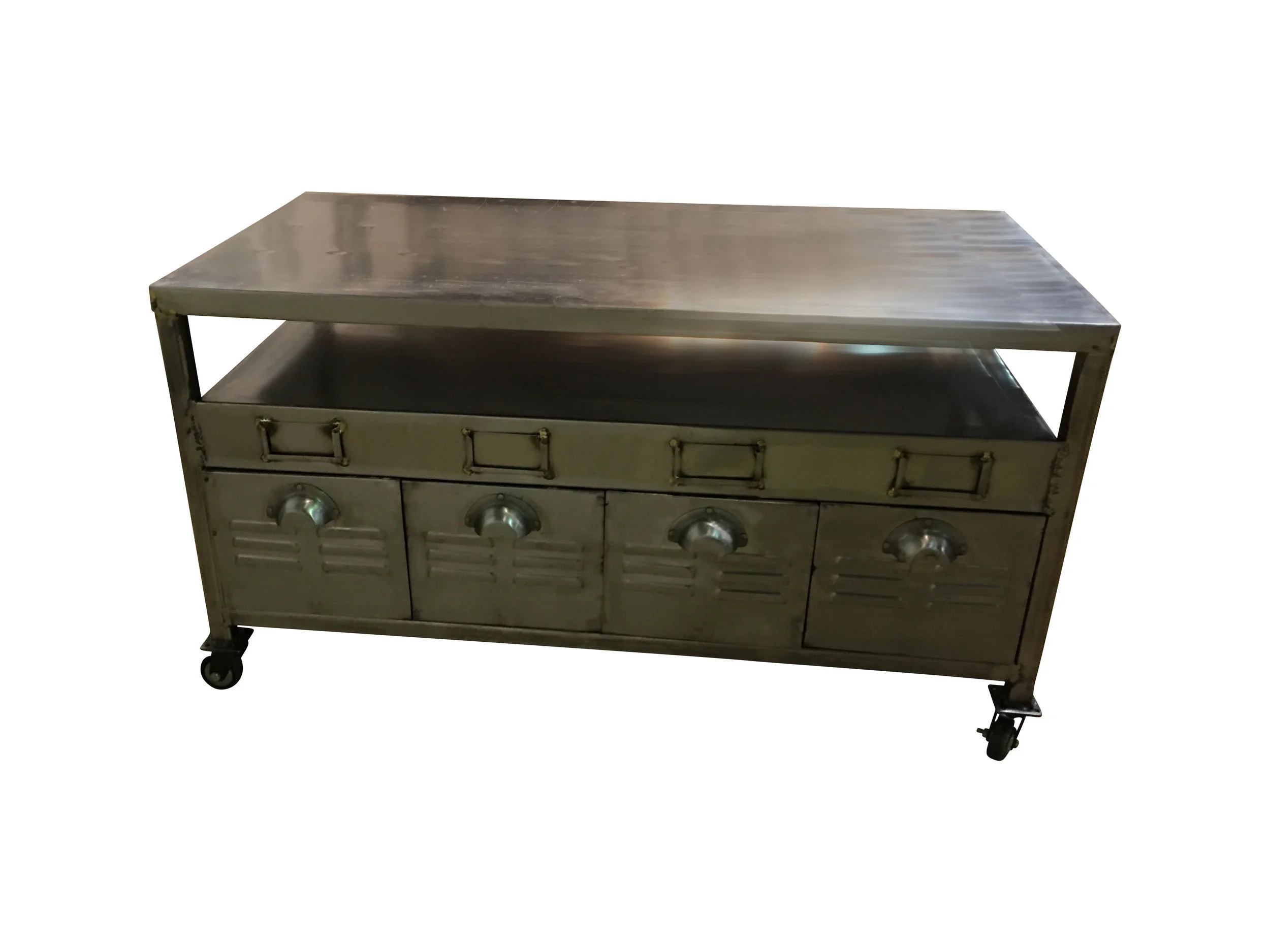 Rustic Industrial TV Stand