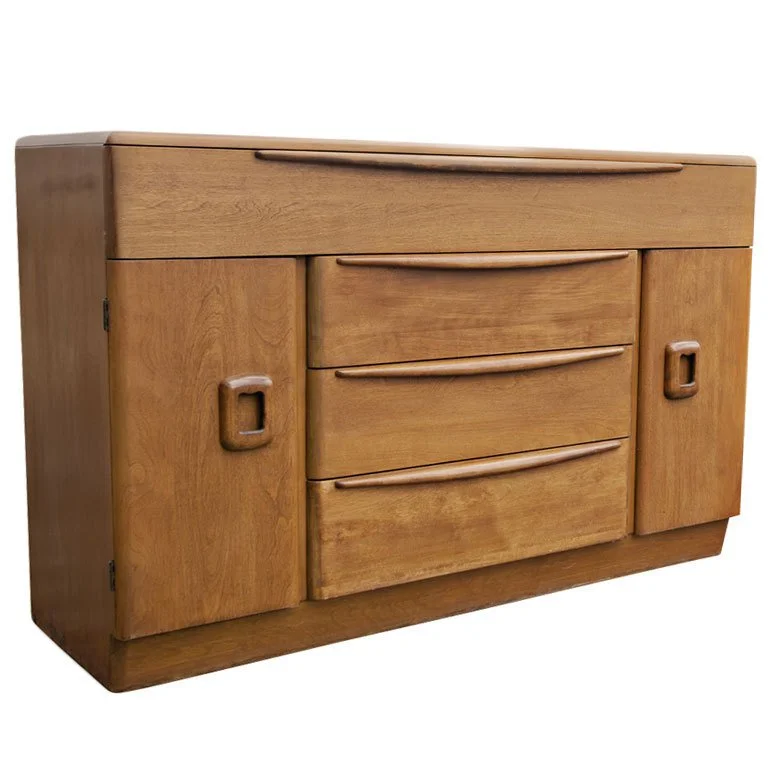 Mid-Century Modern Heywood Wakefield Champagne Credenza Buffet M593