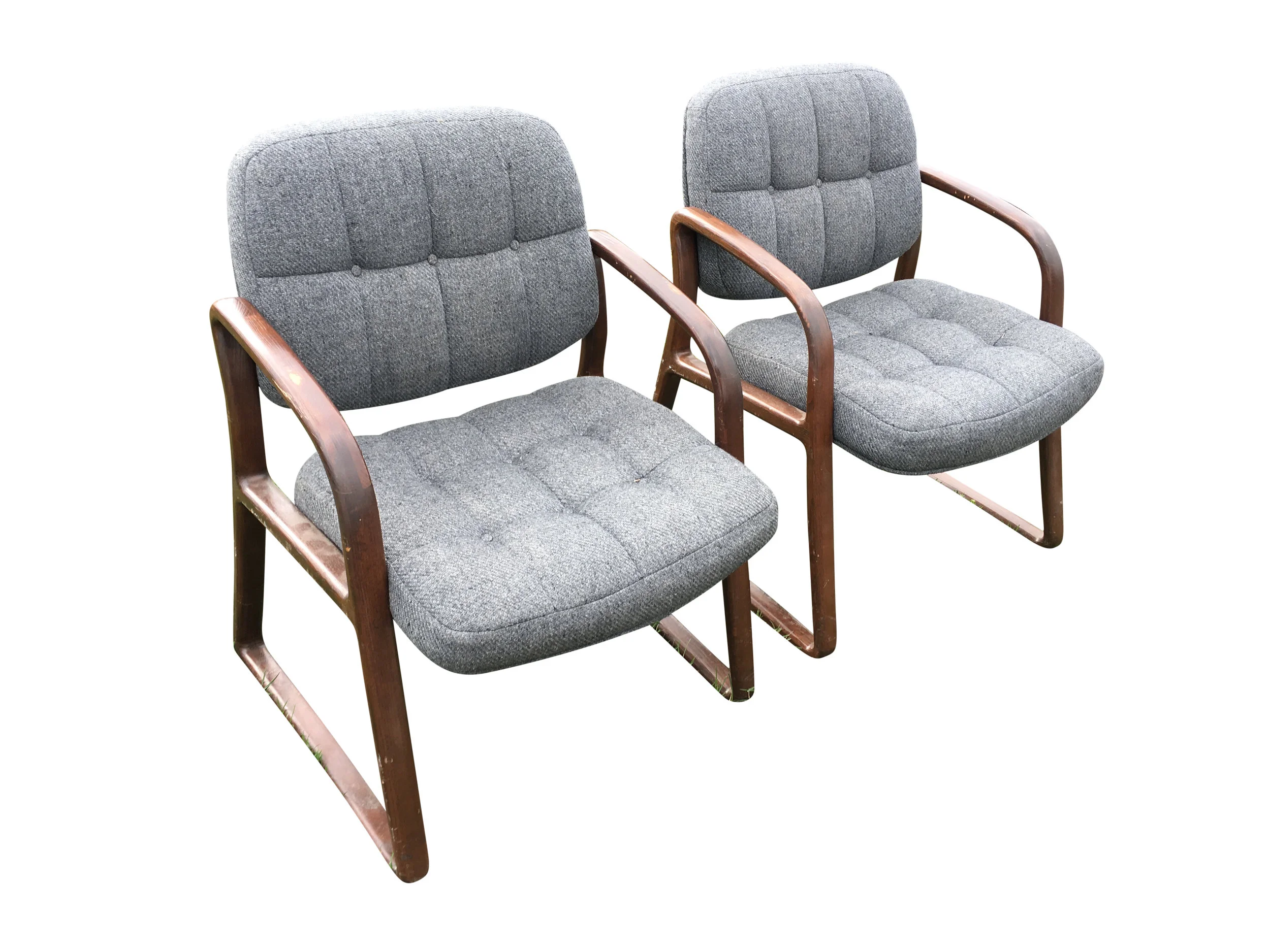 Pair of Modern Side Chairs 