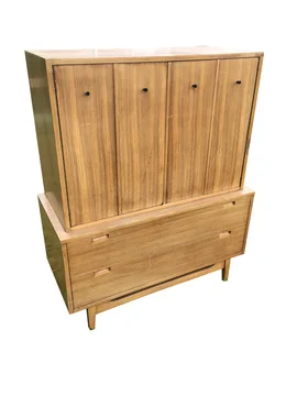 Mid Century Modern Highboy Dresser 